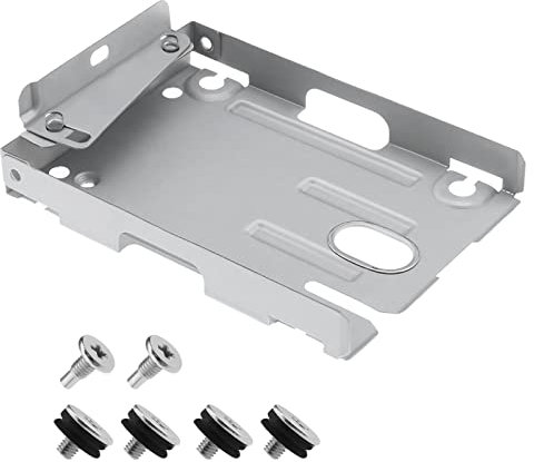 Micro Traders 2,5 Zoll Festplattenhalterung Kompatibel mit PS3 CECH-400X Serie Super Slim HDD Mounting Bracket Support Tray Adapter mit Schrauben