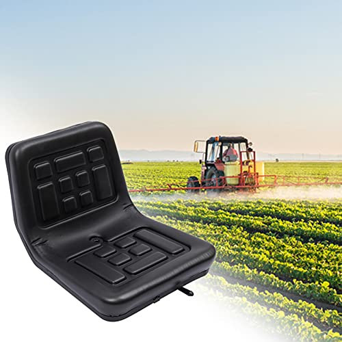 Tractor Seat for Tractor Lawn Tractor Mini Excavator Stacking Seat Construction Equipment Seat Universal Driver Seat Forklift with 140mm Slip