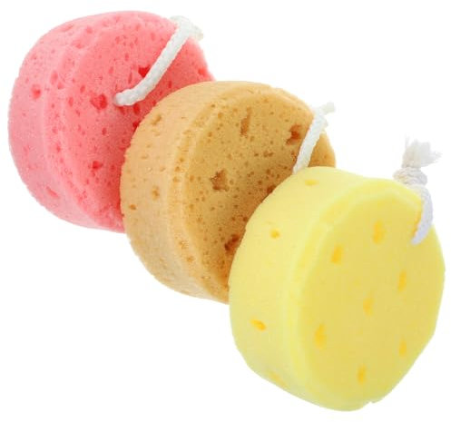 WOFASHPURET 3piezas Esponjas De Exfoliantes Para Niño y Adultos De y Para Baño y Limpieza De Para