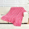 FY FIBER HOUSE Überwurfdecke für Couch, weich, gemütlich, kariert, 127 x 152,4 cm, Hot Pink