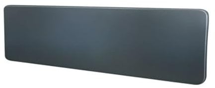 Cartello per segnaletica tabella stradale in lamiera di ferro per esterno resistente alle intemperie NEUTRO - direzionale, sicurezza, indicazione pubblicitaria | MADE IN ITALY (125 X 25 CM)