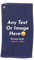 Varsany Navy Custom Golf Towel With Clip – Upload Your Photo or Choose Any Text – Top Golf Gifts For Men