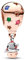 Amuefer Babbo Natale in Mongolfiera Charm Compatibili Bracciale Collana, Argento Sterling Ciondolo Compleanno Natale Gioielli Regali per le Donne Moglie Amici