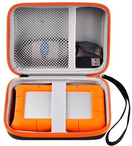 Casmilee Funda para disco duro externo portátil LaCie Rugged/Rugged Mini 1TB/2TB/4TB/5TB - Solo funda
