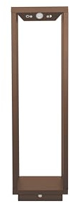 Zafferano, Home Solar Lampe, Kabellose Stehleuchte mit Solarpanel und Bewegungssensor, für den Außenbereich Geeignet, Dimmer, 3000 K, Höhe 50 cm, Farbe Corten