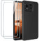 Xiangyun Cover per Asus Zenfone 11 Ultra 5G Custodia + 2 X Film di Vetro Temperato protezione- Caso Silicone Nero Protettiva TPU Bumper Leggero Morbido Shell Case (6.78)