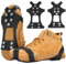 Spikes für Schuhe Winter, HQCM Antirutsch Schuhspikes Steigeisen für Bergschuhe Outdoor Schuhkrallen Spikes für Wanderschuhe M