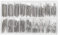 Uhren-Spaltstift, Uhrenarmband-Schrauben, 360 Stück, Uhrenstifte, Uhren-Federsteg, Uhrenarmband-Verbindungsstift, Verbindungsstift für Uhr