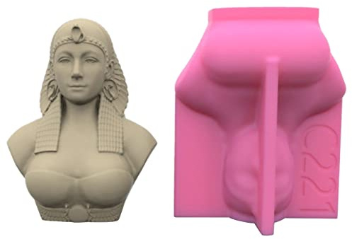 Ägyptische Silikonform, handgefertigt, Desktop-Ornament, Gips, Epoxidharz für Heimdekorationen