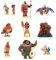 Disney Store Official - Vaiana - Deluxe-Figurenspielset - 10 Teile - Spielzeugfigurenset für Kinder - Mit polynesischer Prinzessin, Maui, Pua mit HEI HEI und Anderen - Geeignet ab 3 Jahren