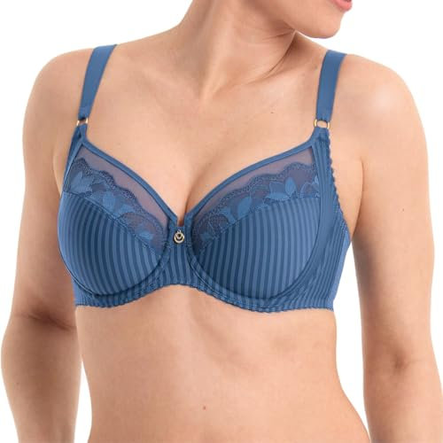 Rosa Faia - Sita - Reggiseno con ferretto - Spalline larghe - Non foderato, Blue Heave, 3D