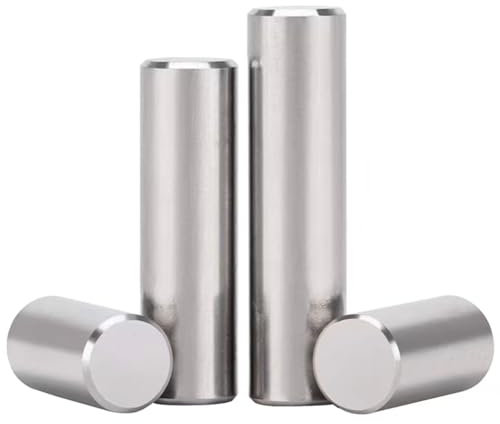 BTBTB 100 Pezzi M2 x 3-40 mm perni di centraggio for Supporto mensola, perni di Supporto mensola cilindrici in Acciaio Inox 304, Elementi di Fissaggio for componenti di Giunzione in Posizione(2x15mm)