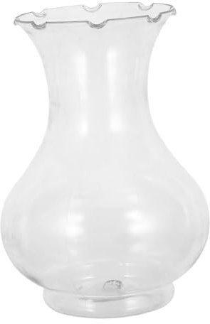 Luxshiny 6 Jarrones De Jacinto De Plástico Pequeños Jarrones Hidropónicos Decorativos para Centros De Mesa De Boda - Botella Irrompible para Decoración del Hogar