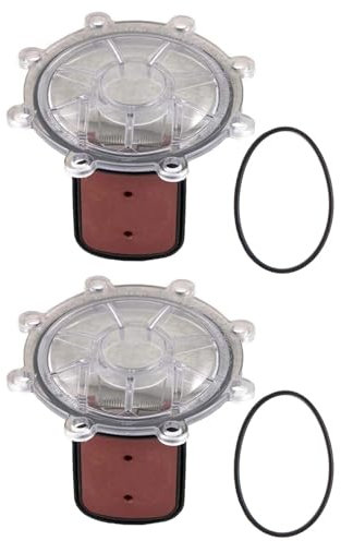 RGYBAO 2 Pack Pool Check Valves Covers Replacement Set Accessory with Pool Pumps Valves Flapper Assembly Includes Screws