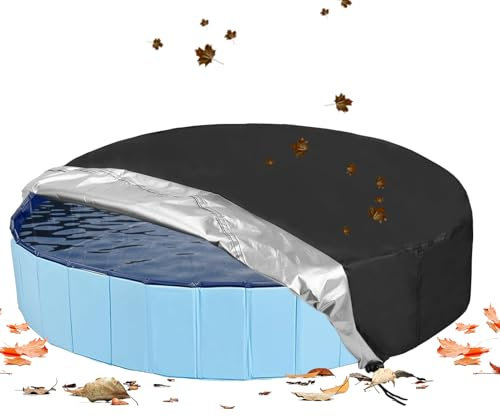 Lona de piscina, protección infantil para piscina , barrera antiescombros, reflectante solar y ajustable para jardín, casa de vacaciones