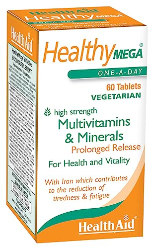 HealthAid Healthy Mega - Prolong Release - 60 Vegetarian Tablets