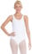 Capezio Damen Team Basic Tank Leotard Gymnastikanzug, Weiss/opulenter Garten, XL