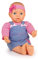 Bayer Design 83853AA Kleidung für Puppen 33-38cm, Jeanskleid mit Shirt, Stirnband, Puppenzubehör, 2+ Jahre, rosa, Jeans, Streifen