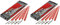 Essdee Scraper Cutter Set (5 Assorted Cutters and Holders), 19.5 x 5.5 x 1.8 cm