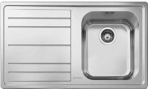 Smeg LE861S-2 lavello Lavello montato su piano Rettangolare Acciaio inossidabile