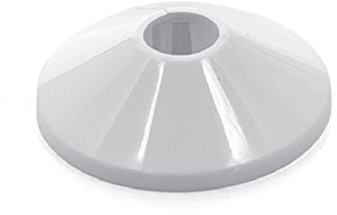 10 Stück Heizungsrostetten Heizungsmanschetten weiß 15 mm