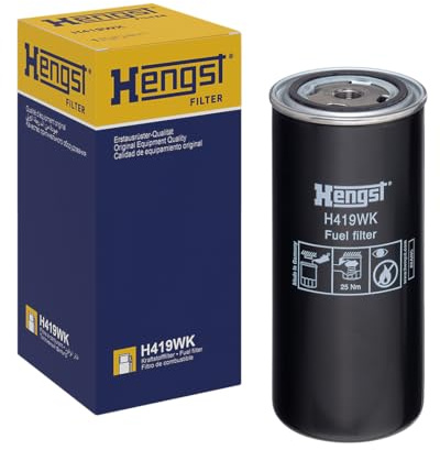 HENGST - Kraftstofffilter H419WK - Hochwertiger Kraftstoff-Anschraubfilter für KFZ - Entfernt Staub und Schmutz aus Otto- oder Dieselmotoren - Schützt das Einspritzsystem