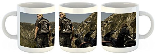 Unified Distribution Sons of Anarchy Jackson Teller Jax Charlie Hunnam - Tasse mit Motiv Bedruckt, 300ml C-Henkel. Tolles Geschenk für Büro, Küche, Geburtstag, Lieblingstasse zum Frühstück