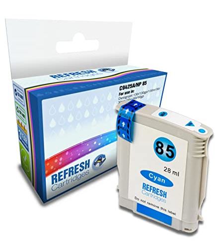 Refresh Cartridges Remanufactured Ink Cartridge Replacement for HP C9425A/HP 85 (Cyan)