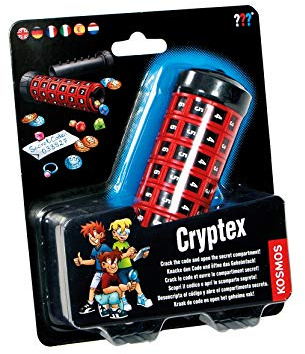 Die drei ??? Kryptex von KOSMOS, mehrsprachige Version (DE, EN, FR, IT, ES, NL) Knacke den Code und öffne das Geheimfach im Inneren, Spielzeug, Detektiv-Ausstattung für Kinder, Experimentier Set