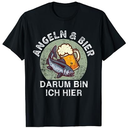 Angeln und Bier Angler T-Shirt