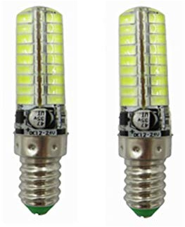 WELSUN Lampadina LED E14 12V 24V AC/DC 5W 350-400lm bianco caldo/freddo bianco 2-pack [classe energetica A (colore: Warm Whtie)