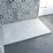 Duschwanne aus SMC Marwell Stone in weiß rutschfest in Steinoptik - Duschtasse Rechteckig 90 x 140 x 2,6 cm