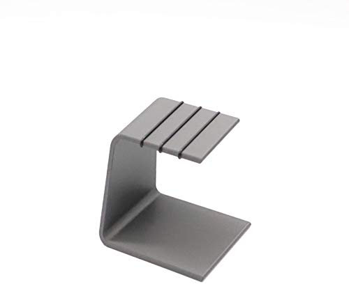 Generisch PRIX3D Uhrenständer FLAT | Uhrenhalter aus carbonfaserverstärtem Kunststoff. Uhrenschonende Uhrenaufbewahrung in modernem schwarz matt.