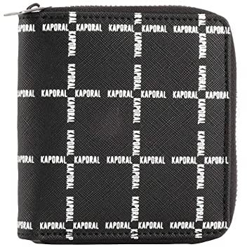 Kaporal - Portefeuille noir homme imprimé à carreaux - Nega - TU - Multicolore