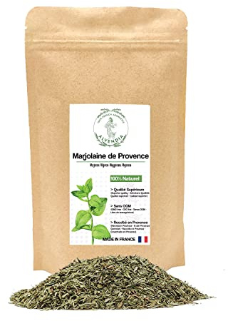 Mejorana de Provenza auténtica - Cultivada y cosechada en el sur de Francia - Paquete de 100 g - Cosecha 2021