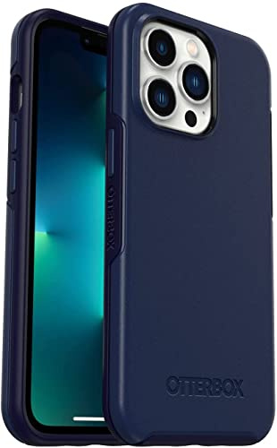 OtterBox Symmetry Series+ Antimicrobial Case with MagSafe for iPhone 13 Pro (Only) - (Not Compatible with Other iPhone 13 Models) - Non-Retail Packaging - Navy Captain Blue
