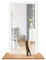 Cat screen Door Fits Door Size 110cm x 220cm, Thickened Heavy Duty Pet Screen Door for Dogs Cats Mosquitos, Suitable for Living Room, Bedroom, Kitchen, Patio, Corridor, Double Zip