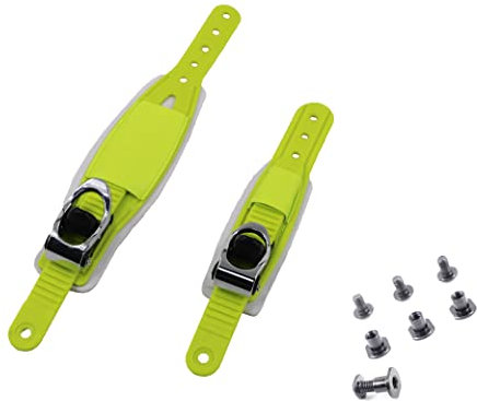 RobertDTesta Attacchi for Snowboard Punta a cricchetto Linguetta Cinghie for Scala Nero Ciano Plastica Accessori da Sci Snowboard (Color : Cyan 1set)