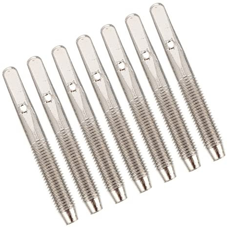 Mikinona 7stücke Lyre Harp Stimmstift Metallstift Für Musikinstrumente Zither-stimmstift Befestigung Für Leier Mit Feingewinde Gewindedurchmesser