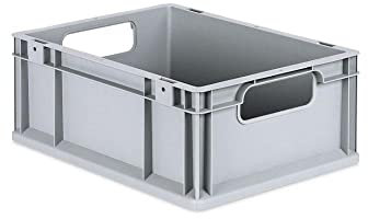 PROREGAL Eurobox NextGen Economy | Griffe offen | HxBxT 17x30x40cm | 16 Liter | Eurobehälter, Transportbox, Transportbehälter, Stapelbehälter