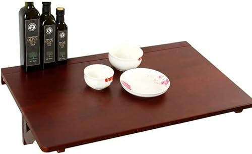 Klapptisch Nachttisch Für Kleine Räume Klappbarer Wandtisch Aus Holz Klapptisch Küche Und Esstisch Home Office,80CM*50CM