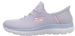 Skechers Women's Summits Diamond Dream Trainers, Lavender Mesh/Trim, 4.5 UK