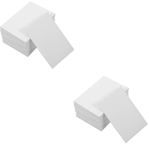 VILLCASE 2sets Today Harte Kartenschutzfolien Kartonpapier Karton Für Einladungen Postkarten 30 Stück * 2