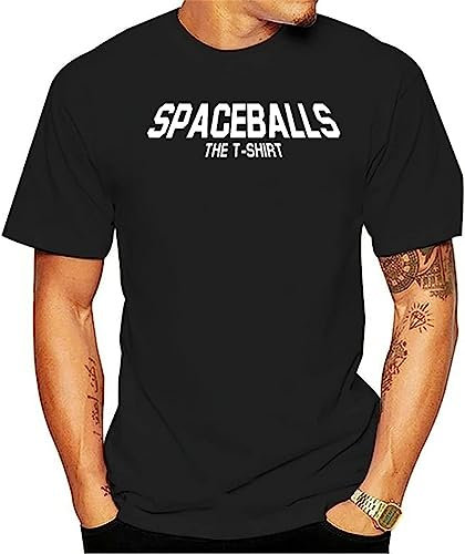 WUKO Spaceballs T-Shirt Men Cotton Tshirt Teeshirt Black