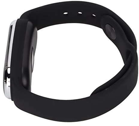 Ultraschall-Mückenschutz-Uhr, Kieselgel, Ungiftiges Mückenschutz-Armband, Schrittzählung, Wiederaufladbar, für Camping (Black)