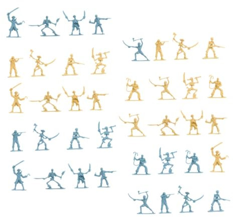 ibasenice Piratensoldatenfiguren Kleiner Actionfiguren 100 Stück Aus Wiederverwendbarem Kunststoff Bruchfest Kleine Piratenstatuen Für Sandkasten Und Szenendekoration