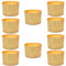 FAH FAMILY AT HOME Panettone Mold, 500g (10pcs) - Natural Pure Cellulose Paper Baking Forms for Panettone, Paska, Kulich - Heat Resistant up to 200°C, Recyclable, Self-supporting