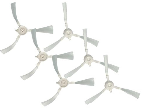 vhbw 6X Rundbürste kompatibel mit Rowenta Smart Force Essential Aqua RR6971WH Saugroboter - 6X Seitenbürsten, Bürstenset