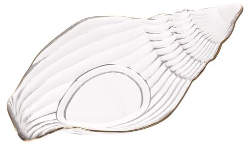 Alipis Assiette Verre Transparente Forme De Plateau à Fruits Décoratif Pour Table Vaisselle Et Facile à Nettoyer Pour Salle à Manger Et Bureau