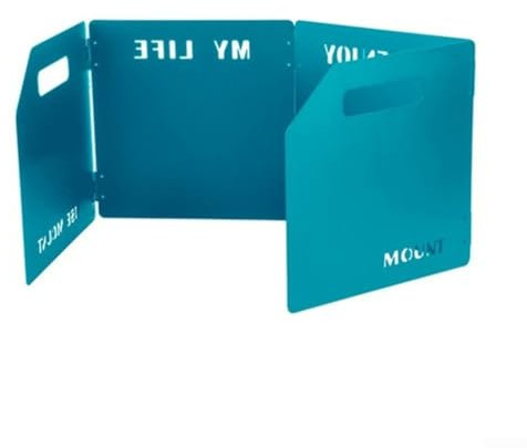 FACAIIO Réchaud à gaz pliable résistant - Pare-vent - Avec sac de rangement - Pour camping, pique-nique, randonnée, cuisine - Noir (bleu), 8LT0143Q84CEBP78RAP53G0765